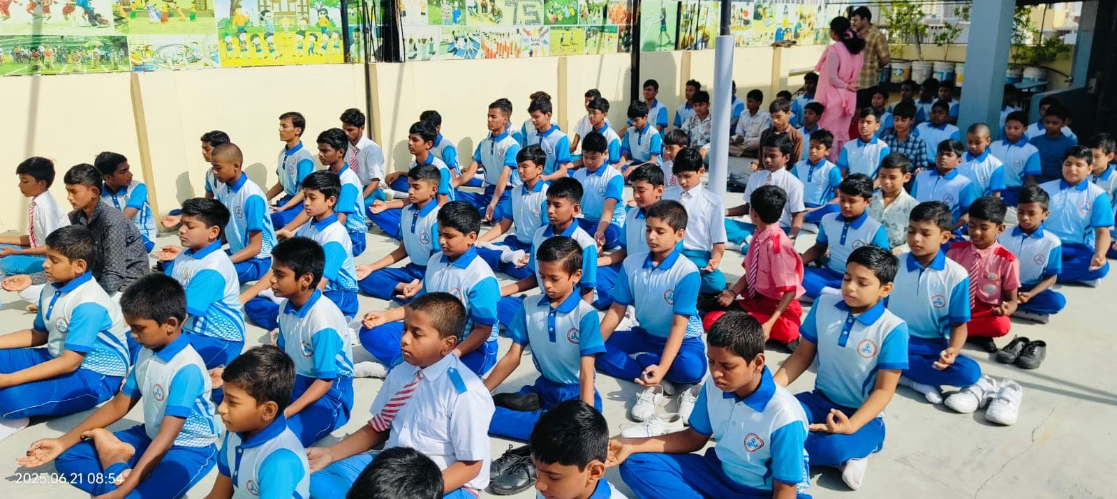Yoga Session Boys — Wisdom Concept School, Erragadda