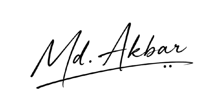 Mohammed Akbar Ali signature